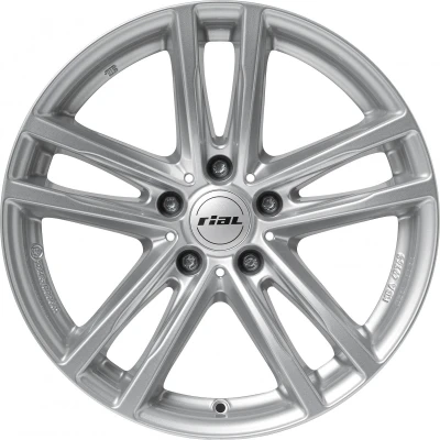 Bild av Rial X10X Polar Silver 8.5x18 5/120 ET50 B65.1
