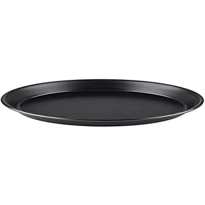 Bild av APS Pizzaform rund Ø 32/30,3 x 2,5 cm pizzabricka av blå plåt, obelagd, lång livslängd, för professionell pizzabakning