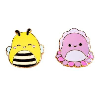 Bild av Squishmallows Sunny &amp; Auggie (2 Pack) Pin / Badge