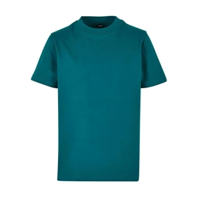 Bild av Build Your Brand T Shirt för pojkar, barn, basic te, 100 % bomull, storlekar 110164, Retrogrön, 158 164