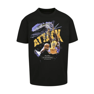 Bild av Upscale by Mister Tee Attack Player Tshirt med print, Storlek: XL, Black