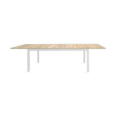 Bild av Venture Design, Mexico Matbord 90x160 240 cm Vit/Teak