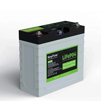Bild av RoyPow 12V 18Ah Deep Cycle LiFePO4 Batteri 3500 8000 Livscykel Uppladdningsbara Marina/RV Litium JärnFosfatBatteri Inbyggt BMS Bärbar Kraftverk Fish Finder, Solsystem, UPS, Verktyg Trailer