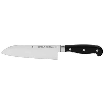 Bild av WMF Toppklass Plus Santoku kniv 32 cm, tillverkad i Tyskland, smidd kniv, Performance Cut, specialbladstål, blad 18 cm