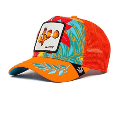 Bild av Goorin Bros. Trucker Cap PUPLIC Anemon orange, flerfärgad, apelsin, En Storlek