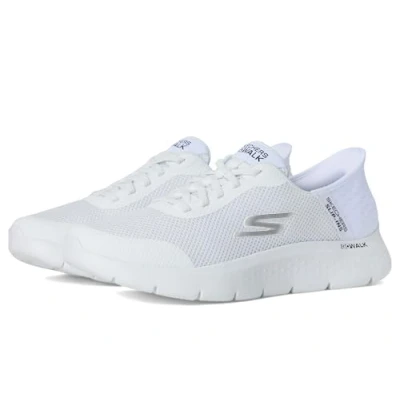 Bild av Skechers Go Walk Flex Hands Up sneakers för män, Vit överflödig trädgård, 43 EU