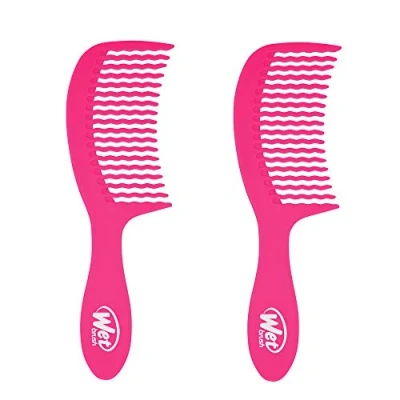 Bild av WetBrush Detangling Easy Glide Comb Wave Tooth Design Suitable for All Hairtypes Pink DUO PACK