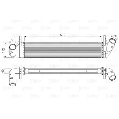 Bild av VALEO 818678 Intercooler sans vanne EGR DACIA: Logan I MCV, Duster SUV, Sandero