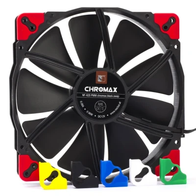 Bild av Noctua NF A20 PWM chromax.black.swap, Tyst Premiumfläkt, 4 pin (200x30 mm, Svart)