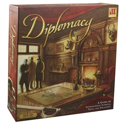 Bild av Strategiskt samarbetsbrädspel Avalon Hill Diplomacy, från 12 år, 27 spelare