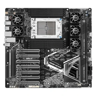 Bild av ASRock WRX90 WS EVO Moderkort AMD sTR5 socket DDR5 RAM Extended ATX