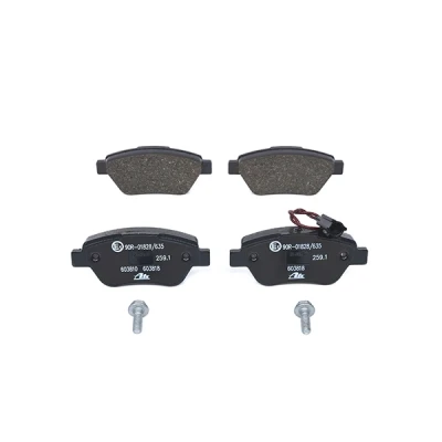 Bild av ATE 13.0460 3818.2 Jeu de plaquettes frein contact signal d&#039;usure inclus avec vis d&#039;étrier FIAT: 500 3 portes, C Cabriolet, Idea