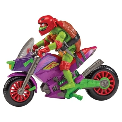 Bild av Teenage Mutant Ninja Turtles Purple Dragon Cycle with Raphael Action Figure