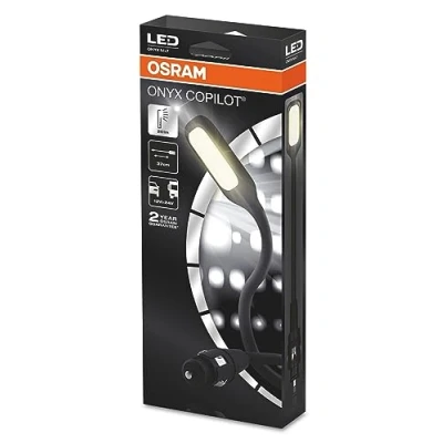 Bild av OSRAM ONYX COPILOT M+ 7, LED läslampa för fordonsinredning, anslutning via cigarettändare, M+7, vikbar låda (1 st)