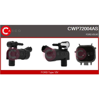 Bild av CASCO AS CWP72004AS Spolarpump 12V VOLVO: V50, XC70 II Kombi, V70 3, FORD: C Max 2, Focus 2 MONDEO 3 Kombi