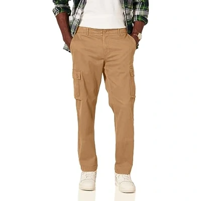 Bild av Amazon Essentials Men&#039;s Stretchiga cargobyxor med rak passform (finns i Big &amp; Tall), Mörk kaki brun, 30W / 34L