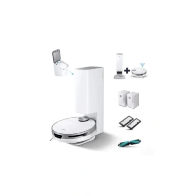 Bild av SAMSUNG Jet Bot+ VR30T85513W/WA Robotdammsugare, Misty White