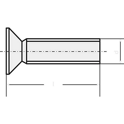 Bild av TOOLCRAFT M3*4 D965 4.8 A2K 194779 Försänkta skruvar M3 4 mm Spår DIN 965 Stål förzinkad 100 st