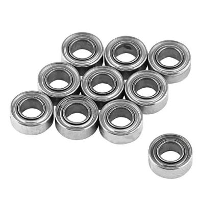 Bild av 10 st MR63ZZ miniatyrkullager, dubbelsk?rmad/f?rseglad, 3x6x2,5 mm metallskyddade kullager f?r 3D skrivare, modelltillverkning