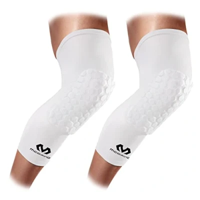 Bild av Mcdavid 6446R knäkompressionshylsa Hexpad unisex vuxen knäskyddsärm förhindrar slagskador mycket elastisk inomhussport basket knäärm (6446R)
