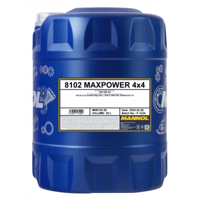 Bild av MANNOL Maxpower 4x4 GL 5 MN8102 20 Huile de transmission 75W 140 entièrement synthétique SCANIA: 3 series
