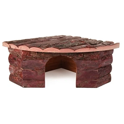 Bild av Trixie Jesper corner house dwarf rabbits bark wood 42 x 15 30/30 cm