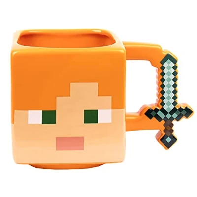 Bild av Minecraft mugg keramisk 650 ml kapacitet Alex nyhetsmugg kaffemugg varor 3D spel spelvaror