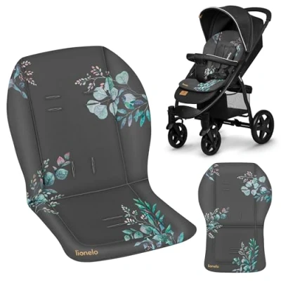 Bild av Lionelo SEATLINER Universell barnvagnsmadrass, vattenavvisande material på båda sidor, kompatibel med de flesta barnvagnar, mjukt inlägg för barnvagnar