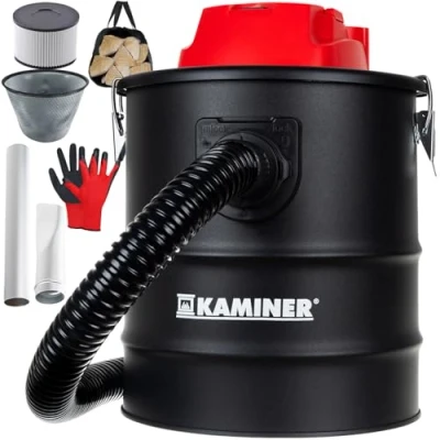 Bild av KAMINER Askdammsugare dammsugare ugn 15 l 1 200 W HEPA filter dubbelfilter 1170