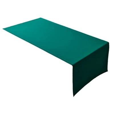Bild av Högkvalitativ bordslöpare bordslinne av 100 % bomull kollektion koncept, färg och storlek valbar (bordslöpare 45 x 120 cm, grangrön)