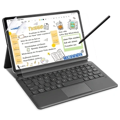 Bild av TIKSSO 2 stycken pappersmatta skyddsfilm kompatibel med Samsung Galaxy Tab (S6 Lite (10,4&quot;)