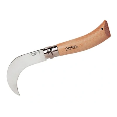 Bild av Opinel Uni 113110 trädgårdskniv rostfritt trä handtag häftlängd: 11,5 cm, bladlängd: 10 flerfärgad