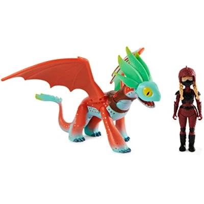 Bild av Dreamworks Dragons &quot;Die 9 Welten&quot; Adventure Set med drake och ryttare figur, Alex Feathers (fjäder), för barn från 4 år