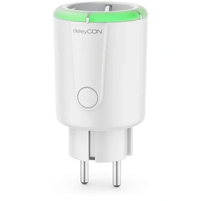 Bild av deleyCON 1x Digital Timer Nedräkningsfunktion Omkopplare Brytare Uttag 15 till 75 Minuter Komopplingstid max. 1800W Kontaktskydd Inomhus Vit