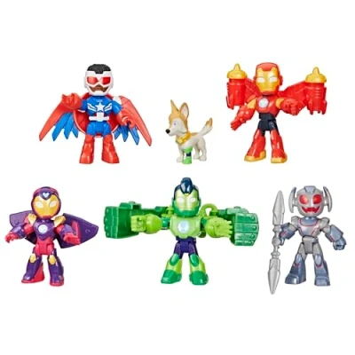 Bild av Hasbro Marvel IMF Armored UP Avengers Pack, Färg, 5010996313355