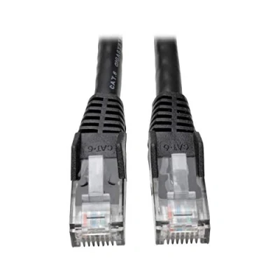 Bild av Eaton Cat6 Gigabit Snagless gjuten UTP patch Ethernet kabel, RJ45 hane till svart, 3 meter (N201 010 BK)