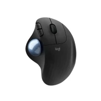 Bild av Logitech ERGO M575 Den trådlösa musen med styrkula, enkel tumkontroll, precisionsavläsning och smidig avläsning, ergonomisk bekvämlighet, Windows/Mac, Bluetooth, USB Grafit