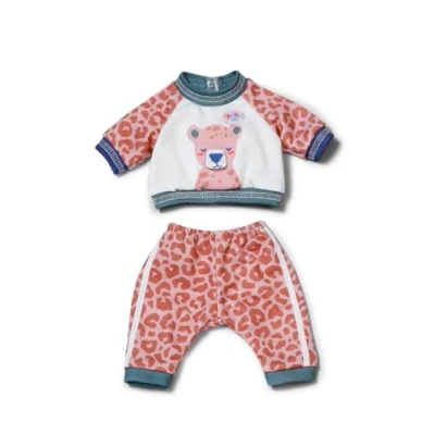 Bild av BABY born Dockkläder Joggingdräkt Leopard 36 cm