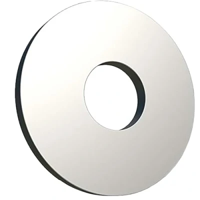 Bild av M16 Flat Penny bricka (paket med 5) stora OD enkla breda runda metalllegerade stålbrickor för skruvar zinkbelagd pläterad galvaniserad kraftig certifierad standard ISO7093 (17 mm x 50 mm)