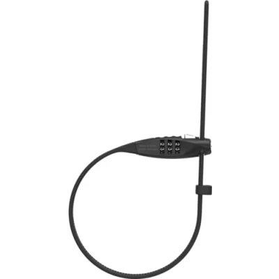 Bild av ABUS Combiflex TravelGuard kabellås lås för att fästa hjälmar, barnvagnar, skidor och bagage 45 cm kabellängd med nummerkod svart