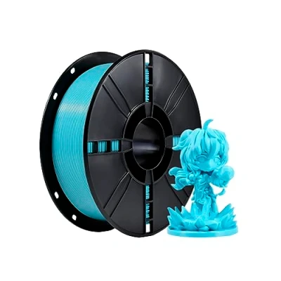 Bild av iBOSS PLA+ Filament 1.75mm, PLA Plus 3D skrivarfilament, Dimensionell Noggrannhet +/ 0.02mm, 1KG Spole,3D tryckmaterial för skrivare,Cyan