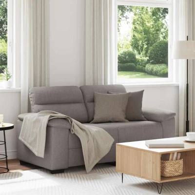 Bild av 2 sitssoffa taupe 120 cm tyg