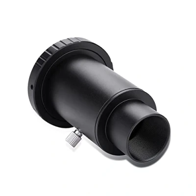 Bild av 1,25 tum astronomi, teleskop, förlängningsrör, kamera, adapter, kit, fast fotografi, okular, M42 gänga för att minska reflektion, manuell fokusöppning T2 adapterring