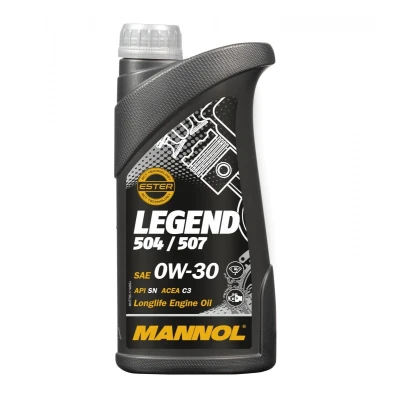 Bild av Mannol 0W 30 1I Huile moteur MN7730 1 BMW: X5, 5 Berline, 3 AUDI: A4 B8 Avant, Q5, A3 3/5 portes, MINI: Clubman, portes
