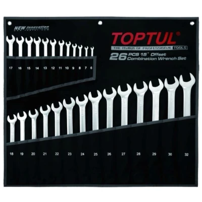Bild av TOPTUL GPAA2602 Kit de clés polygonales et à fourches 26