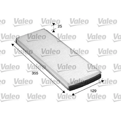 Bild av VALEO CLIMFILTER COMFORT 698762 Kupéfilter Partikelfilter 356mm 132mm 25mm FORD: Transit Mk6 Minibuss, Tourneo, Mk5 Flak/Chassi
