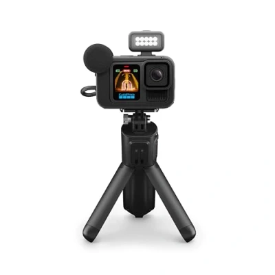 Bild av GoPro HERO13 Black Creator Edition Inkluderar Black, Volta (batterigrepp, stativ, fjärrkontroll), Media Mod, Light Enduro batteri, magnetiskt låsfäste och bärväska