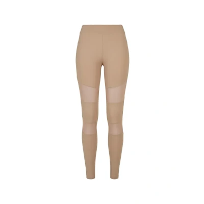 Bild av Urban Classics Ladies TECH MESH Leggings Leggings, Storlek: 4XL, Softtaupe