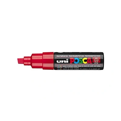 Bild av UNI BALL POSCA MARKER PEN PC 8K röd enkel penna