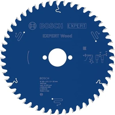 Bild av Bosch Professional Cirkelsågblad Expert för trä (trä, 190 x 30 2 mm, 48 tänder, tillbehör cirkelsåg)